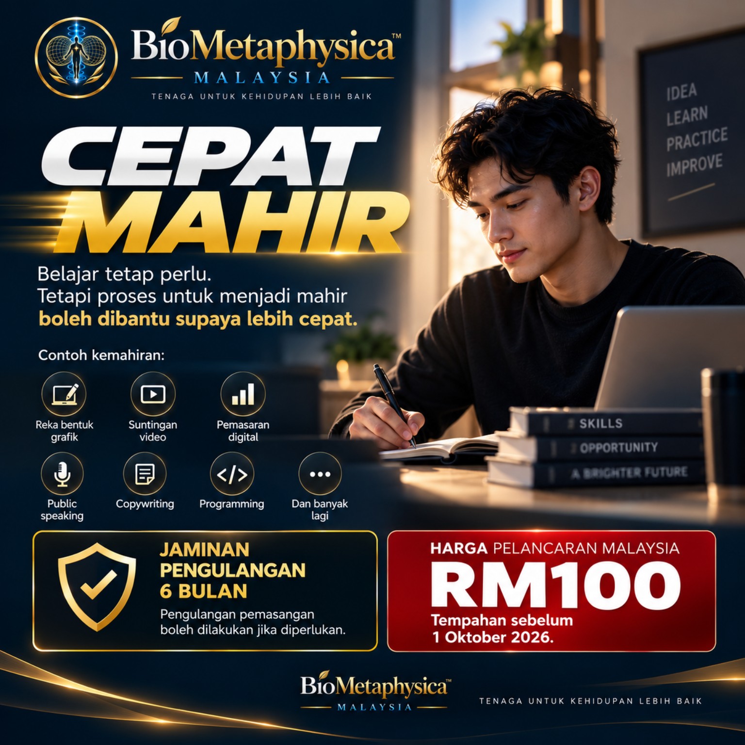 Poster Cepat Mahir dengan harga pelancaran Malaysia RM100